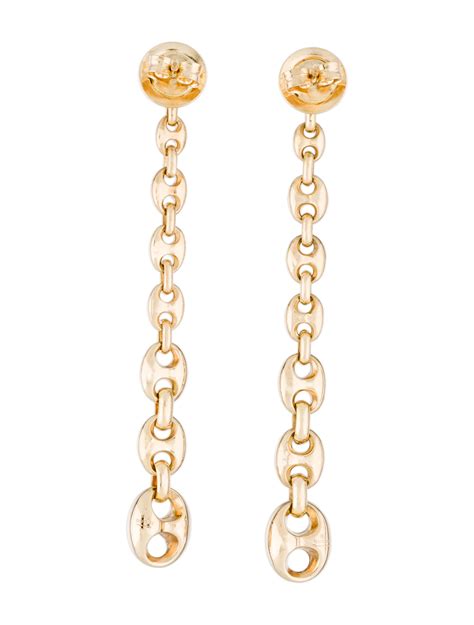 gucci chain earrings